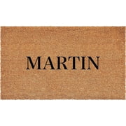 Calloway Mills 111411729 Bold Martin Personalized Doormat 17 x 29