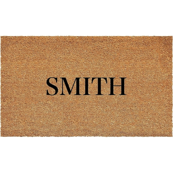 Calloway Mills 111501729 Bold Smith Personalized Doormat 17" x 29"