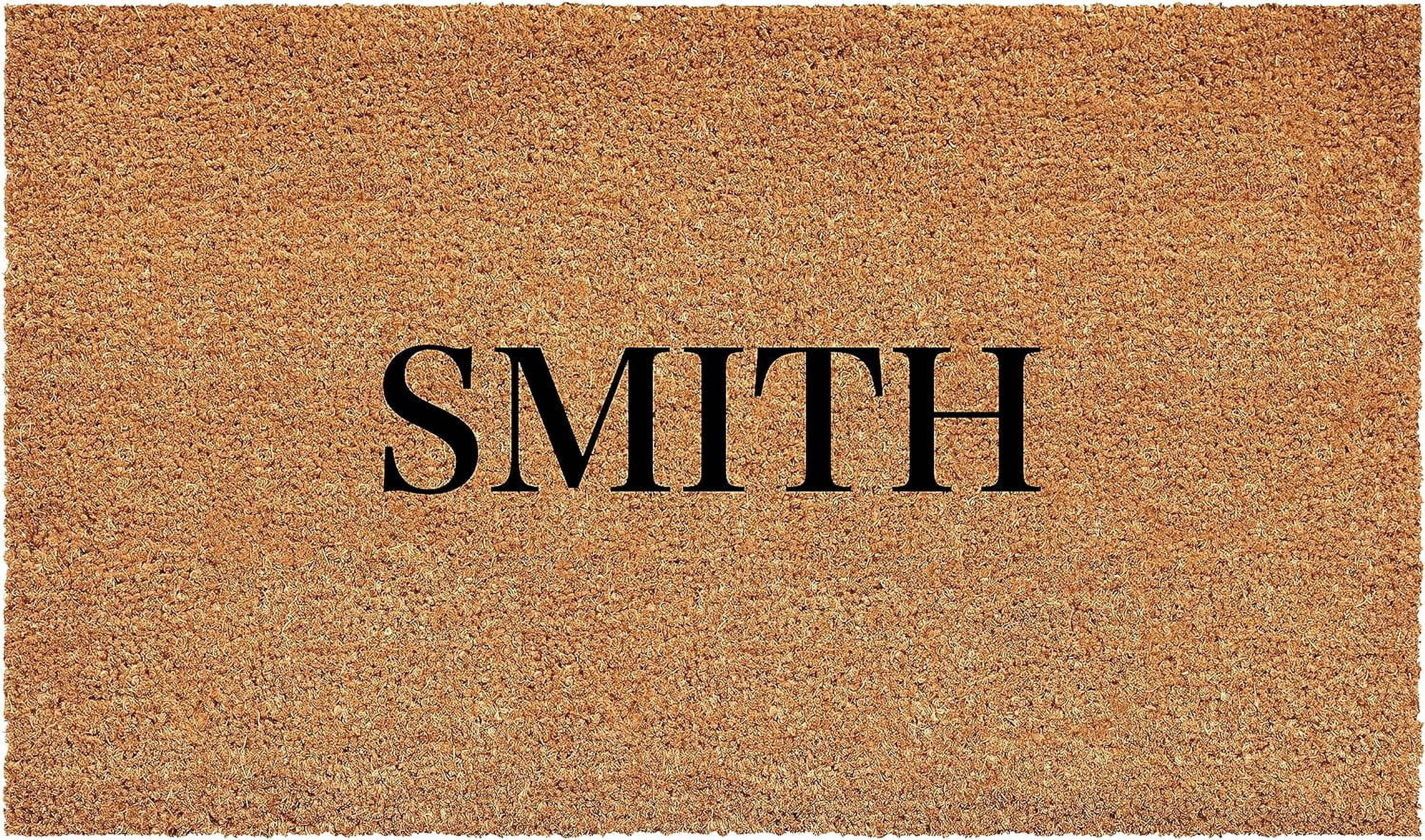 Calloway Mills 111502436 Bold Smith Personalized Doormat 24" x 36"