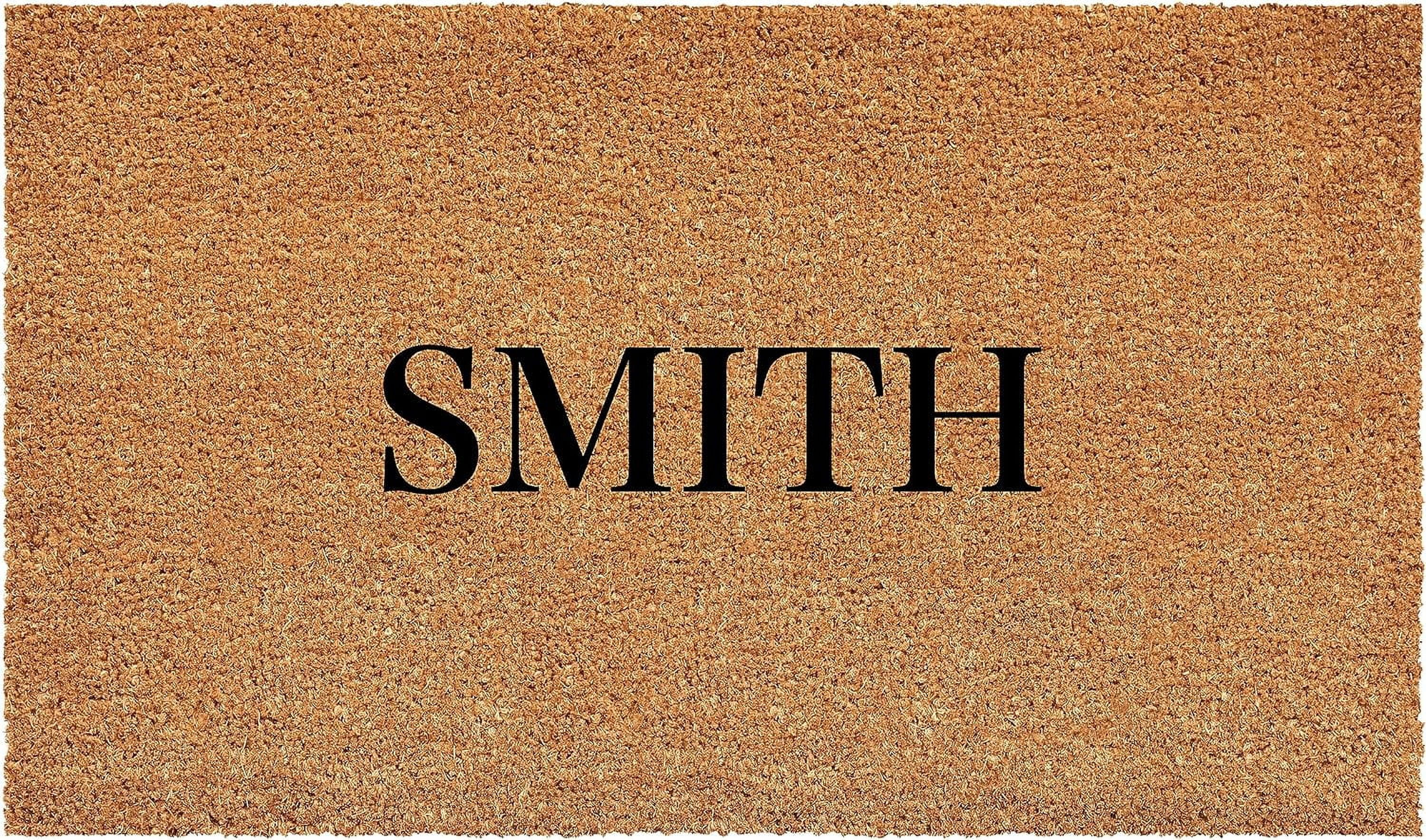 Calloway Mills 111503048 Bold Smith Personalized Doormat 30