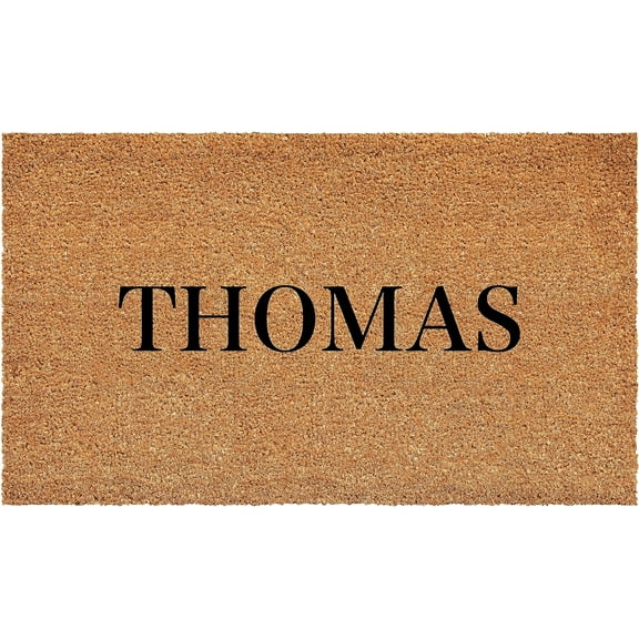 Calloway Mills 111521729 Bold Thomas Personalized Doormat 17" x 29"