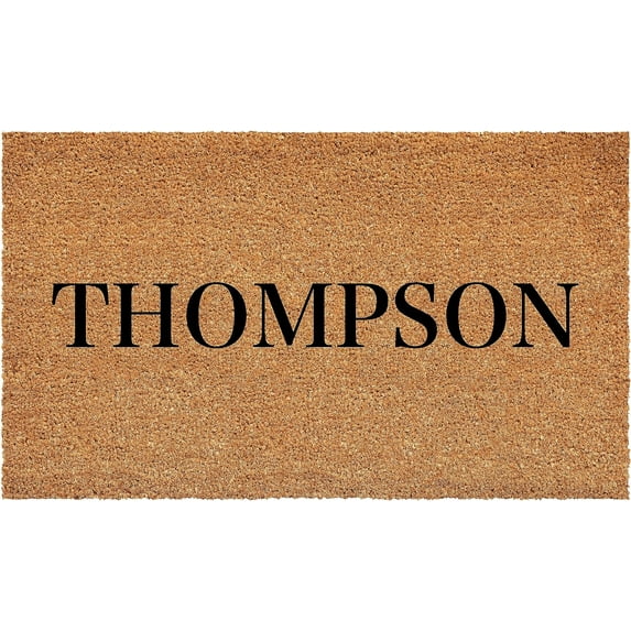 Calloway Mills 111531729 Bold Thompson Personalized Doormat 17" x 29"