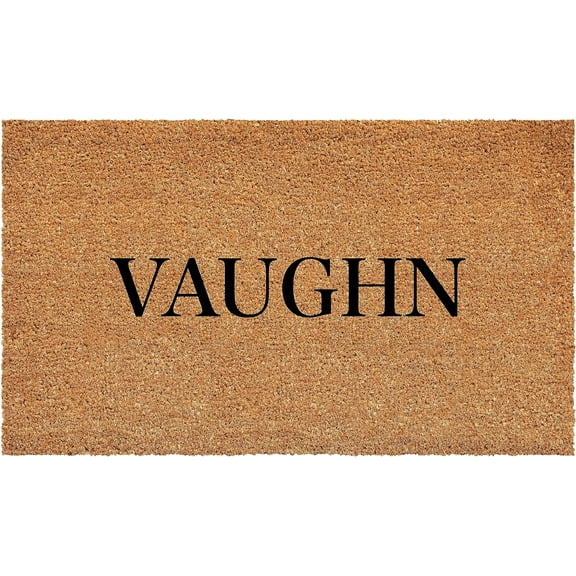 Calloway Mills 111551729 Bold Vaughn Personalized Doormat 17" x 29"