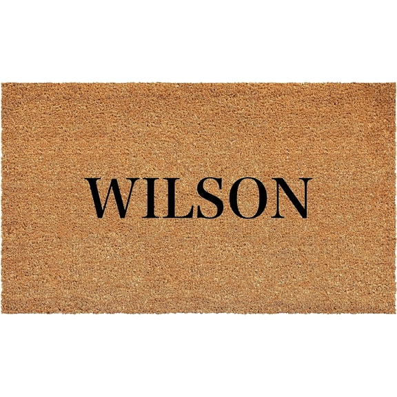 Calloway Mills 111581729 Bold Wilson Personalized Doormat 17" x 29"