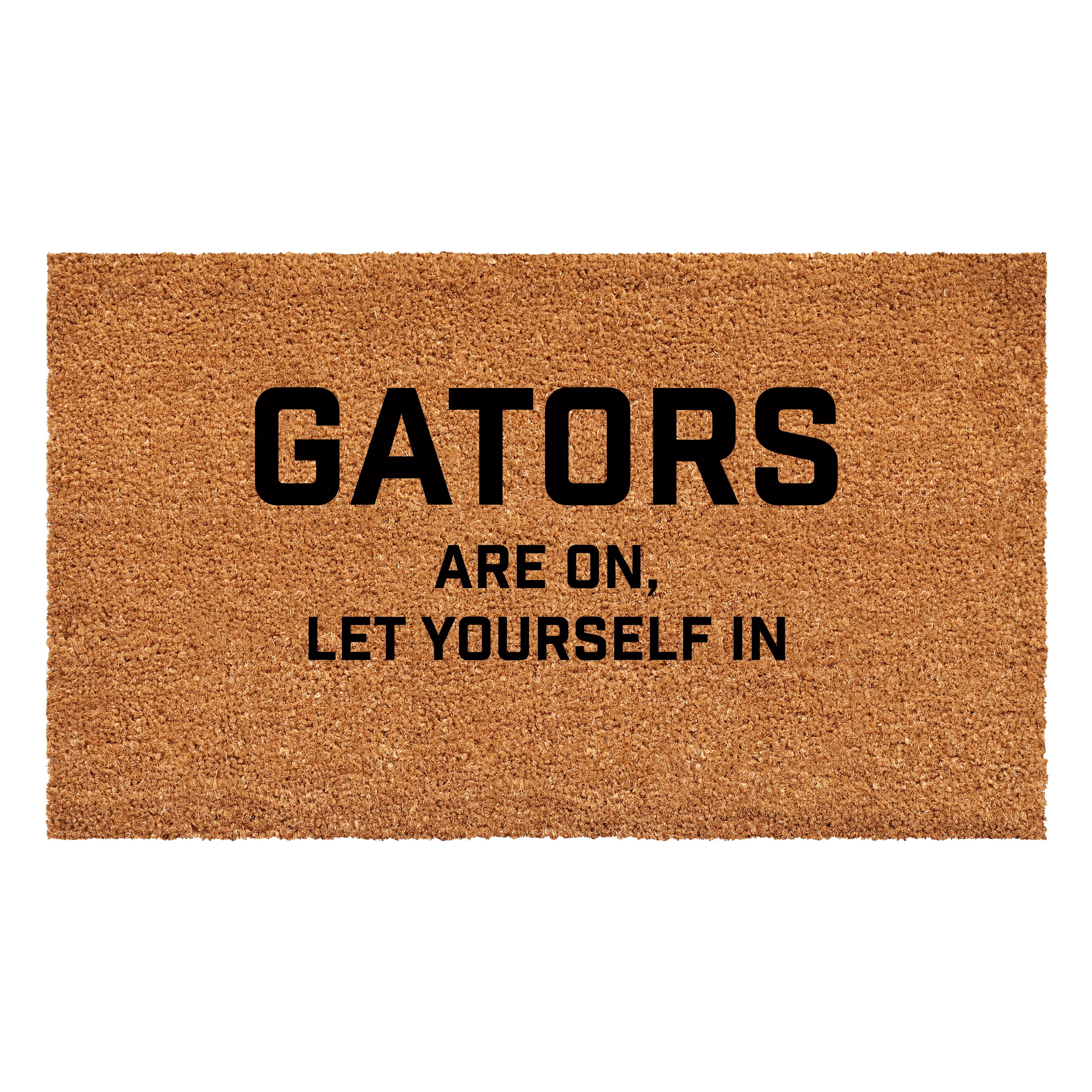 Calloway Mills 111781729 Gators are on let yourself in Doormat 17" x 29"
