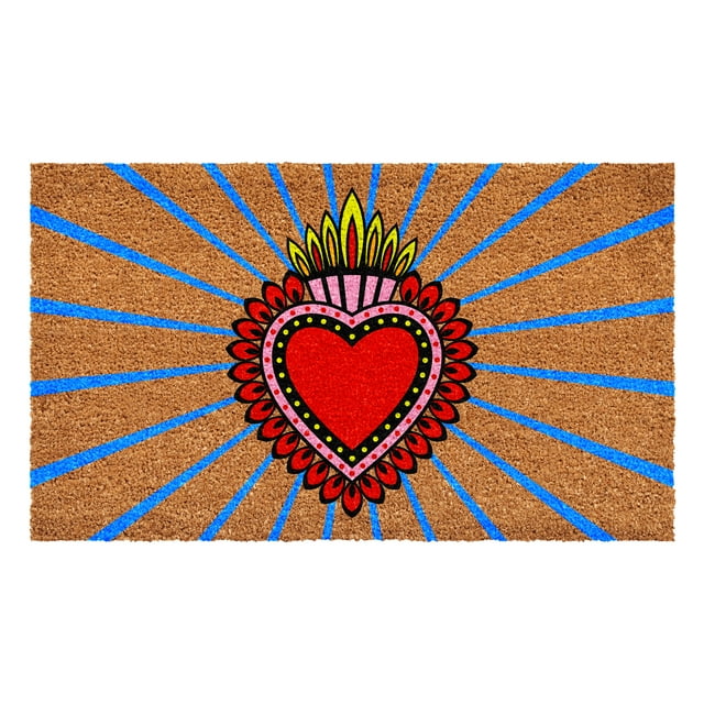 Calloway Mills 111831729 Milagro Heart Doormat 17" x 29"