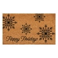 thumbnail image 1 of Calloway Mills 111861729 Snowflakes Doormat 17" x 29", 1 of 8