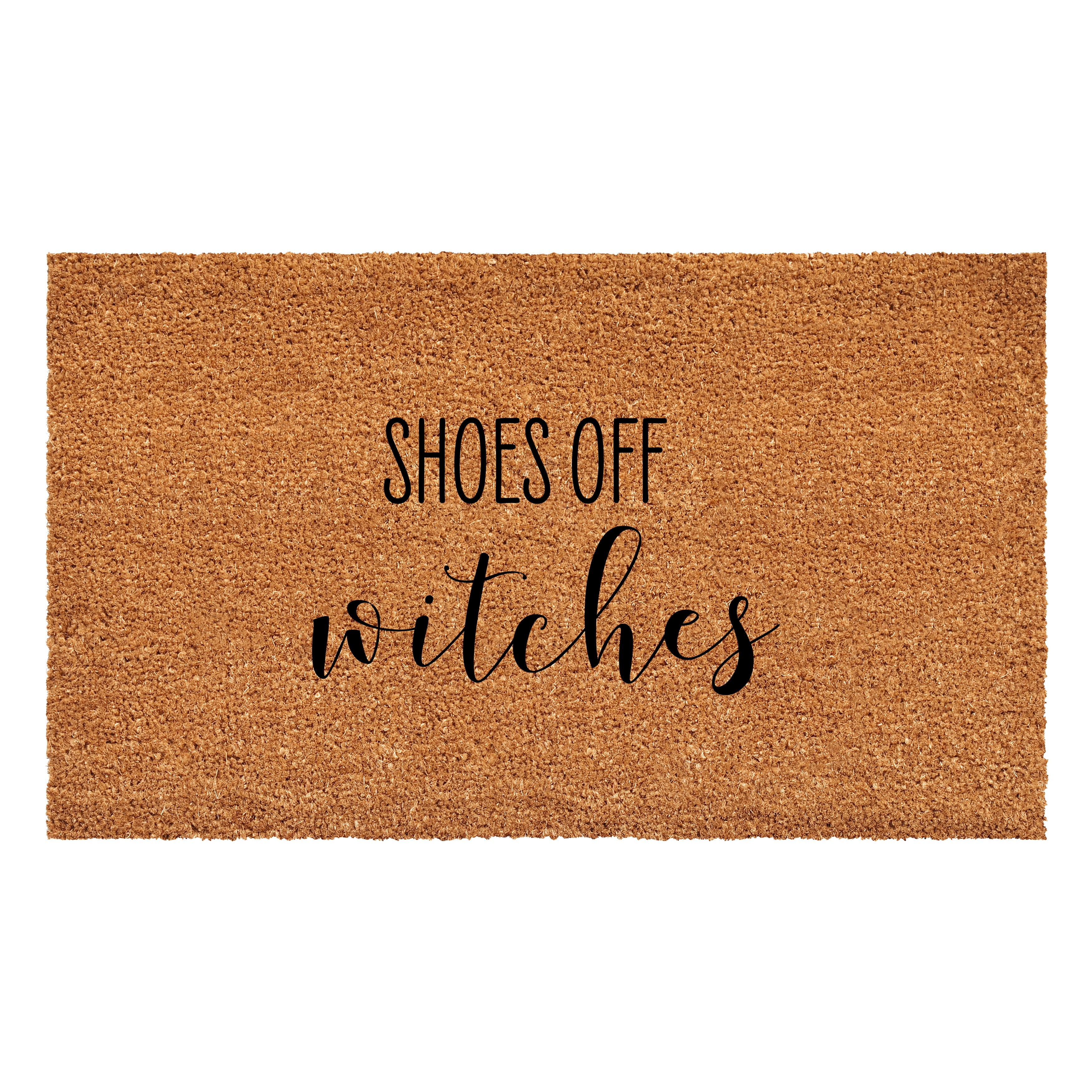 Calloway Mills 111891729 Shoes Off Witches Doormat 17" x 29"
