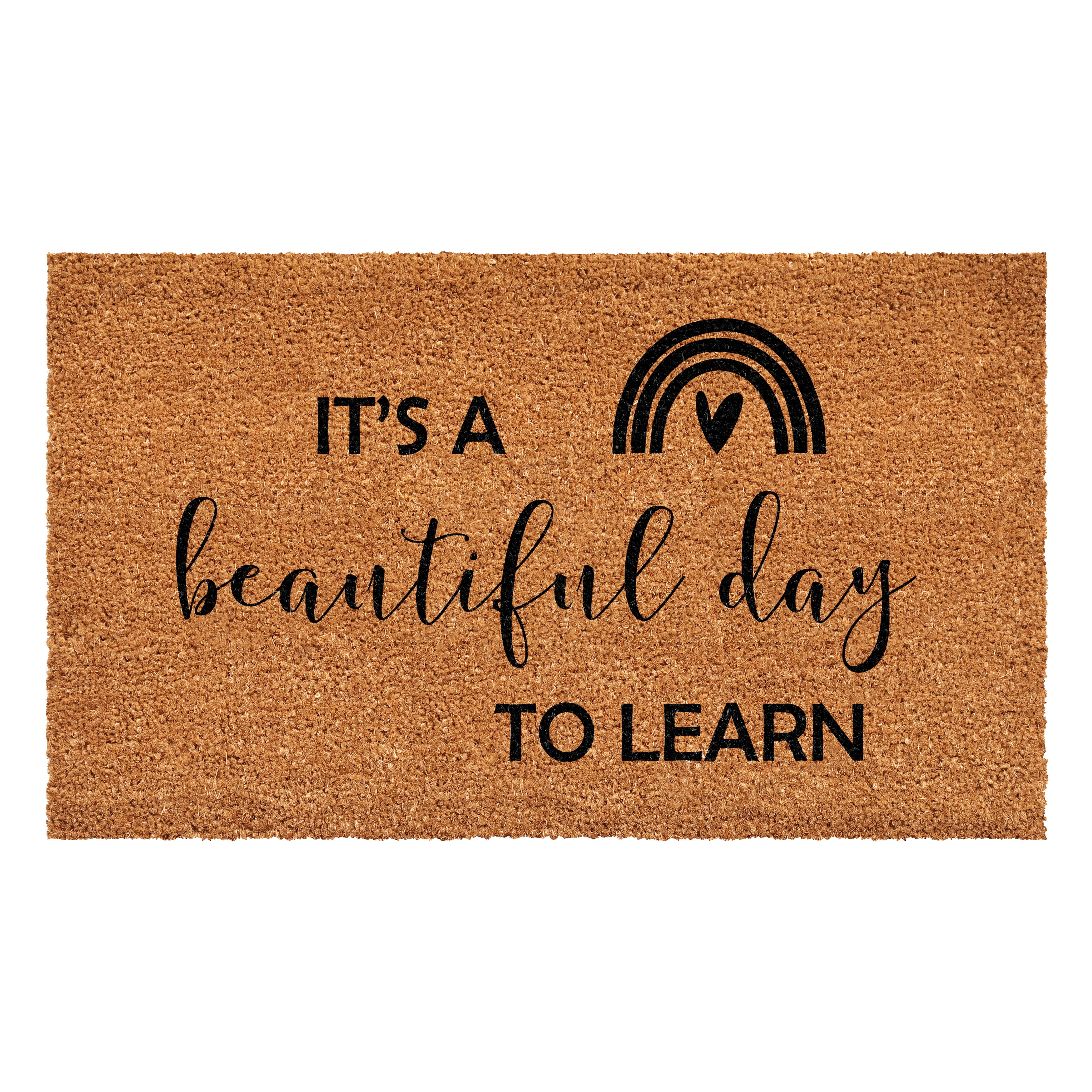 Calloway Mills 111932436 It's a Beautiful day to Learn Doormat 24" x 36"