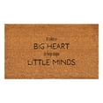 thumbnail image 1 of Calloway Mills 111952436 It takes a big heart to help shape little minds Doormat 24" x 36", 1 of 6