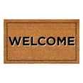 thumbnail image 1 of Calloway Mills 112121729 Welcome with Border Doormat 17" x 29", 1 of 8