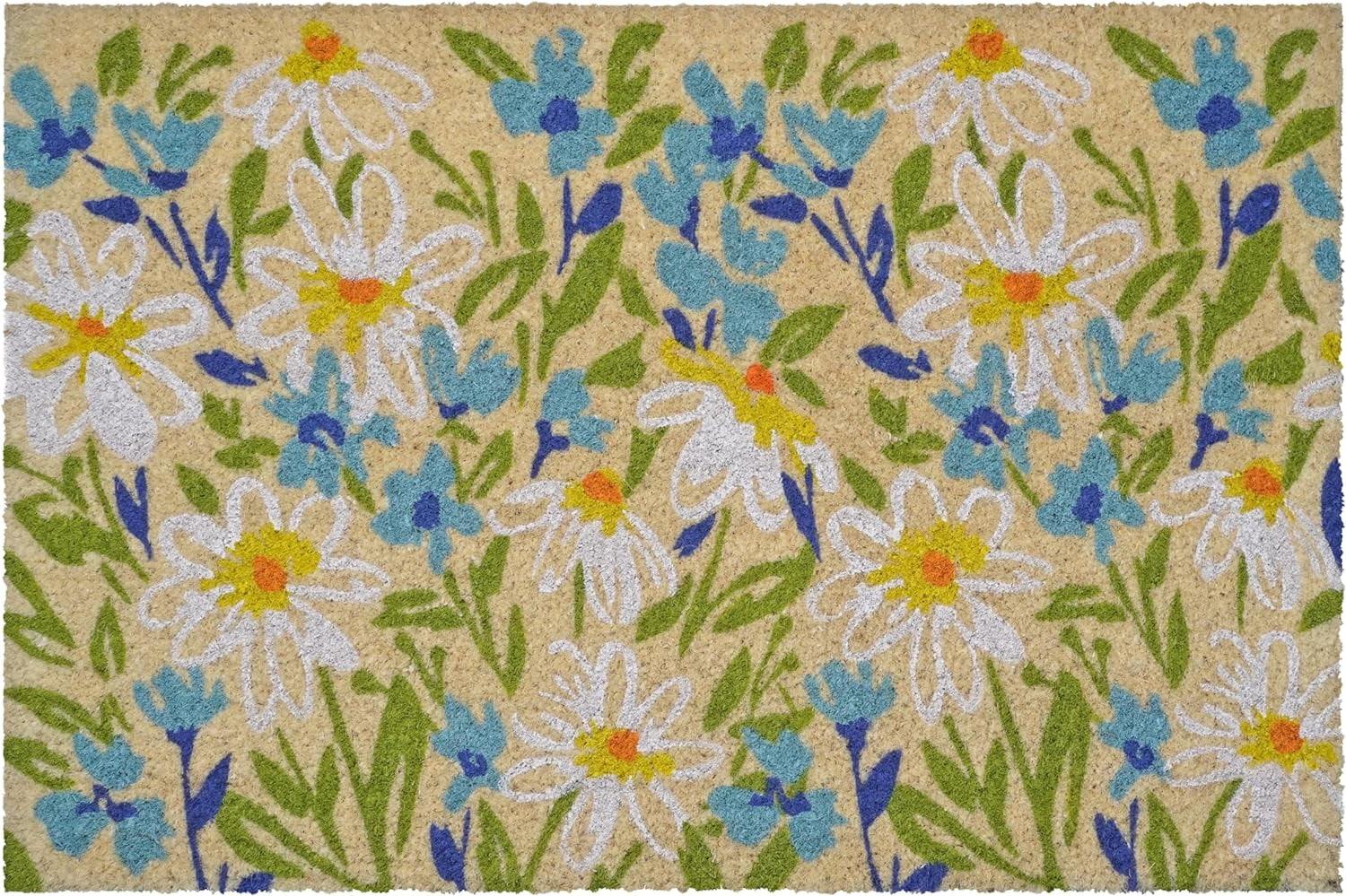 Calloway Mills 112841830 Fields of Daisy Doormat 18" x 30"