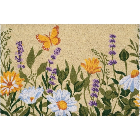 Calloway Mills 112912436 Butterfly Garden Doormat 24" x 36"