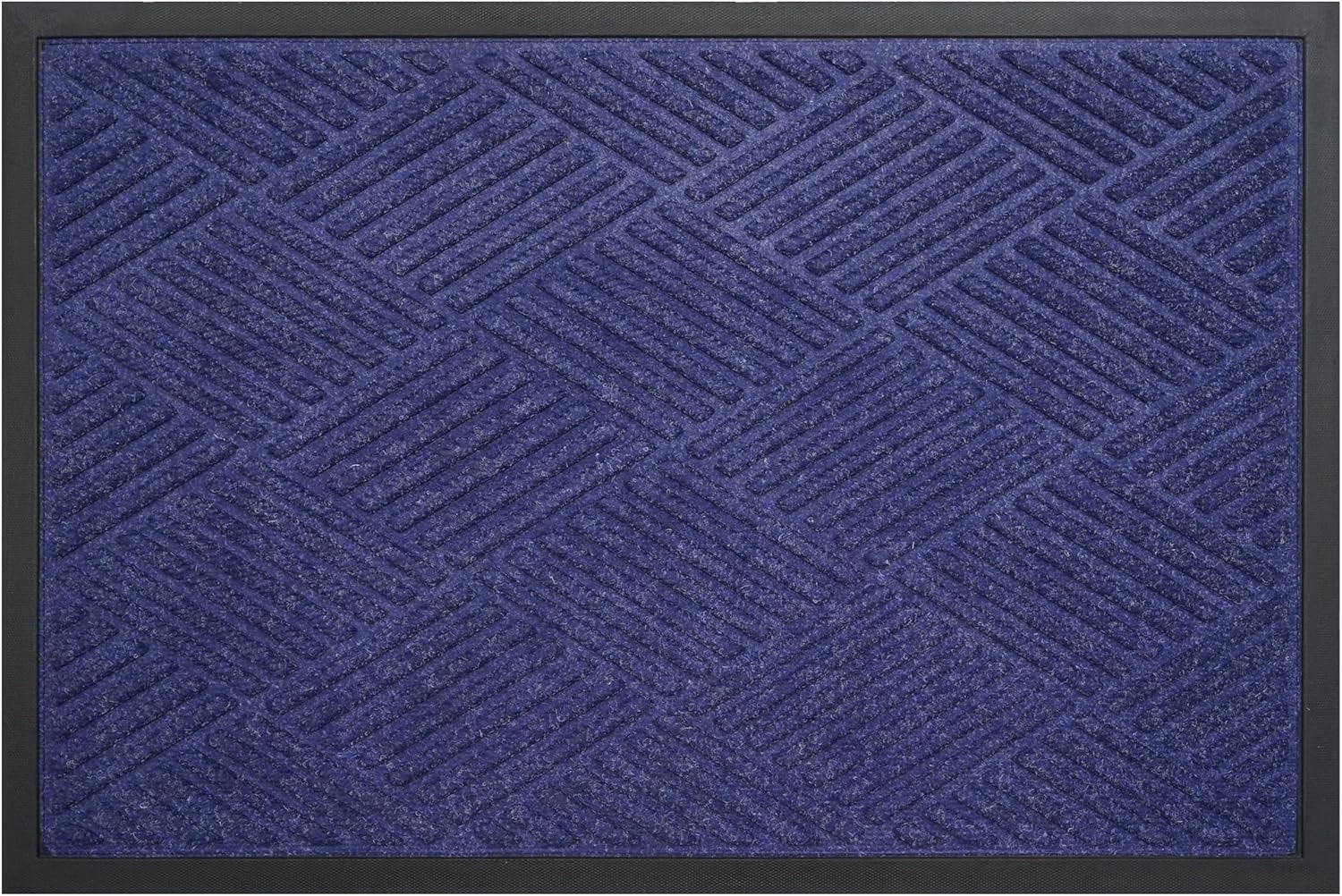 Calloway Mills 113200406 Graphite Grid Blue Mat 4" x 6"