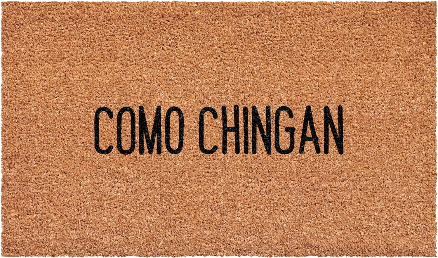 Como Chingan Coir Rectangular Outdoor Spanish Doormat