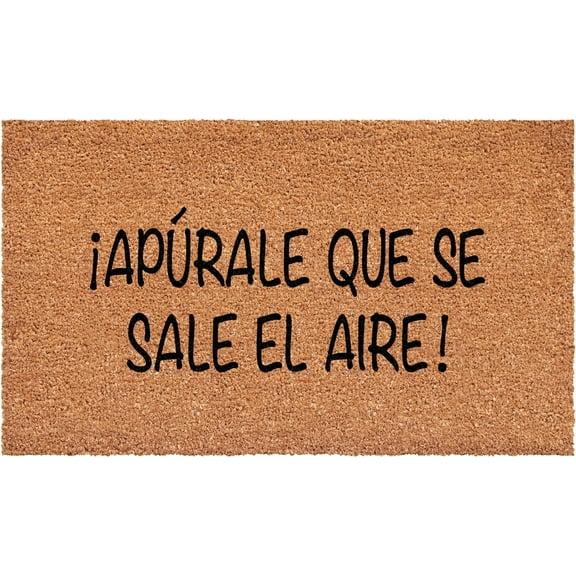 Calloway Mills 113421729 Apurale Que Se Sale El Aire Spanish Doormat 17" x 29"