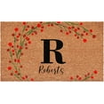 thumbnail image 1 of Calloway Mills 114903048R Personalized Christmas Berries Doormat, 30"x48", Letter R, 1 of 4