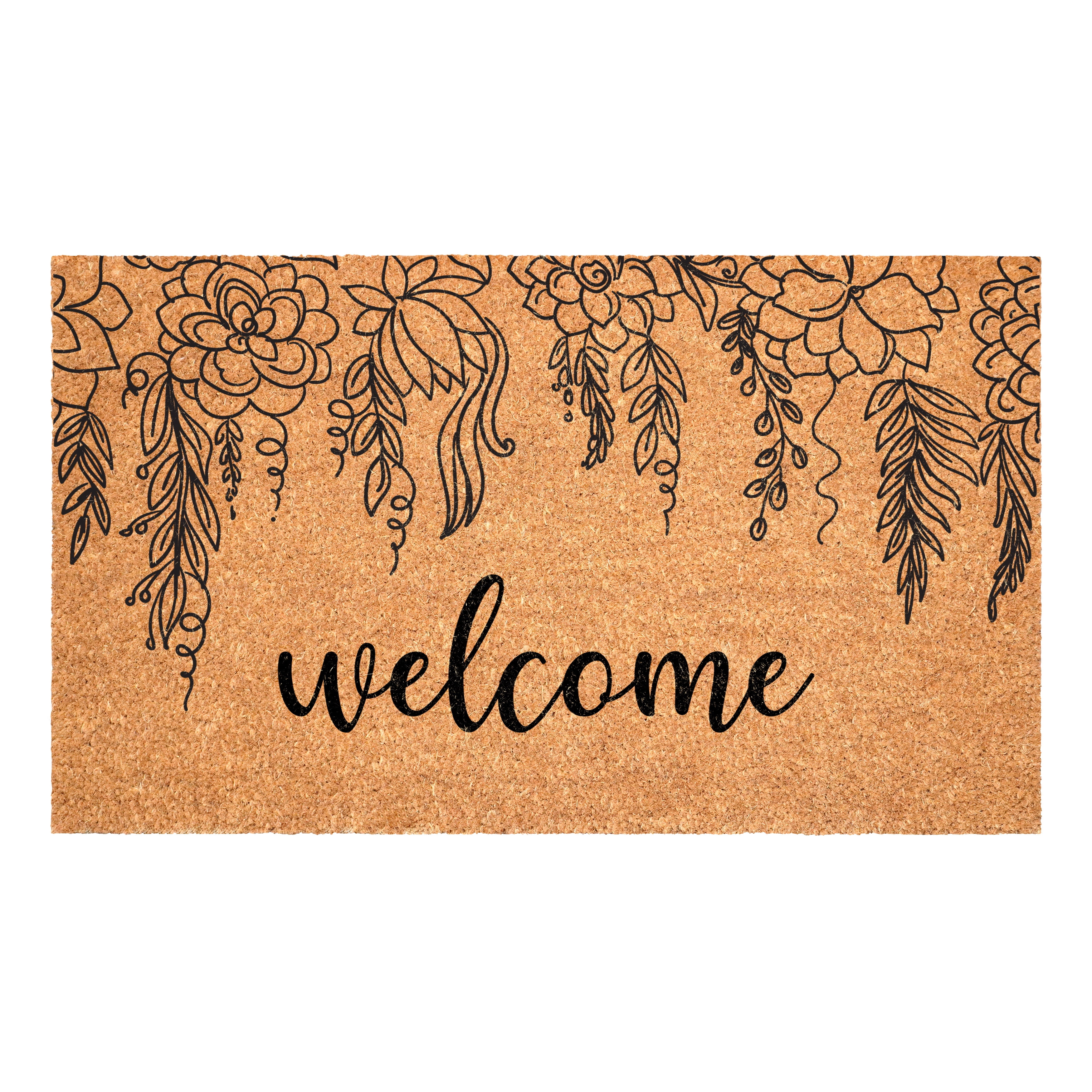 Calloway Mills 116591729 Floral Vine Welcome 17" x 29"