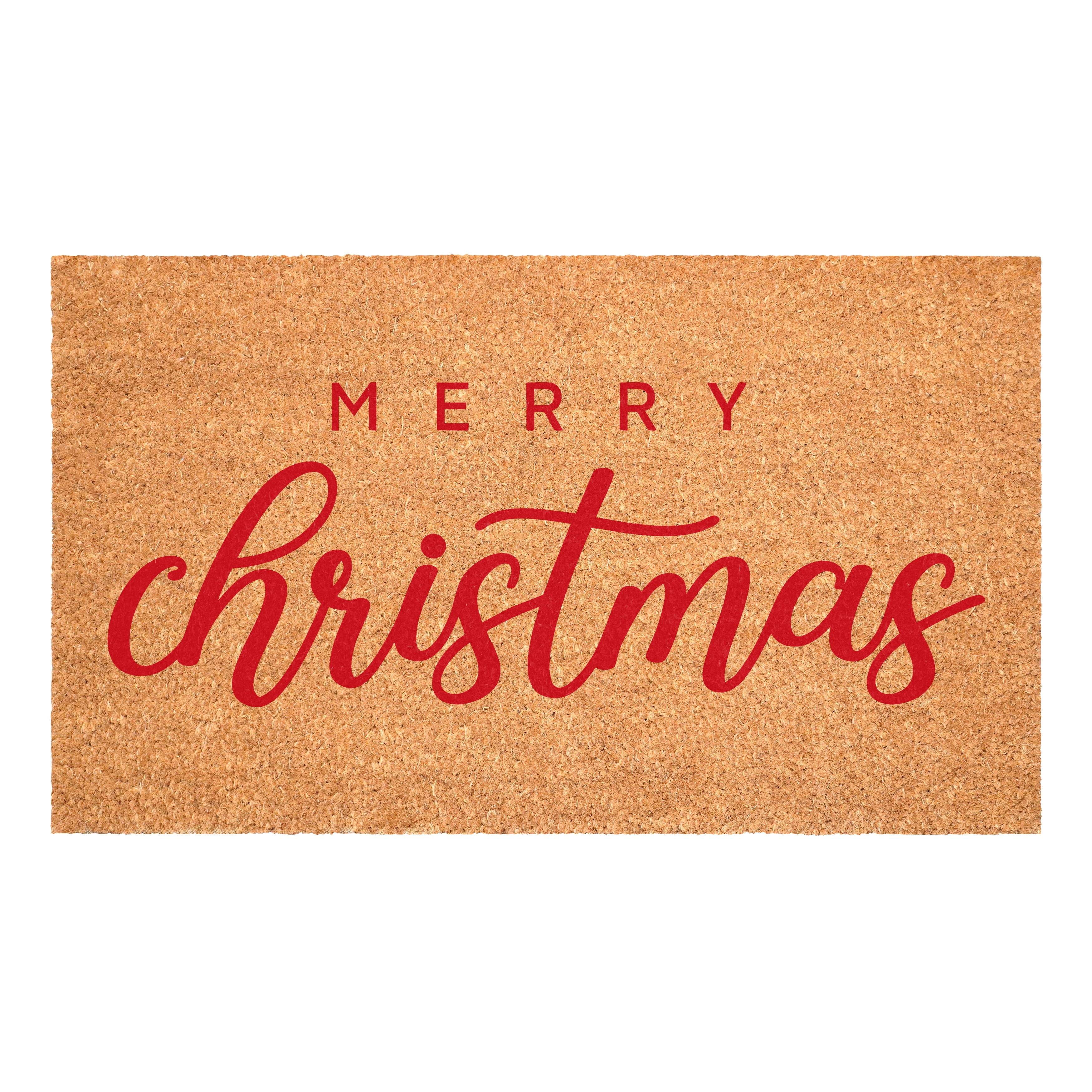 Calloway Mills 117403672 Red Classic Christmas Doormat 36" x 72"
