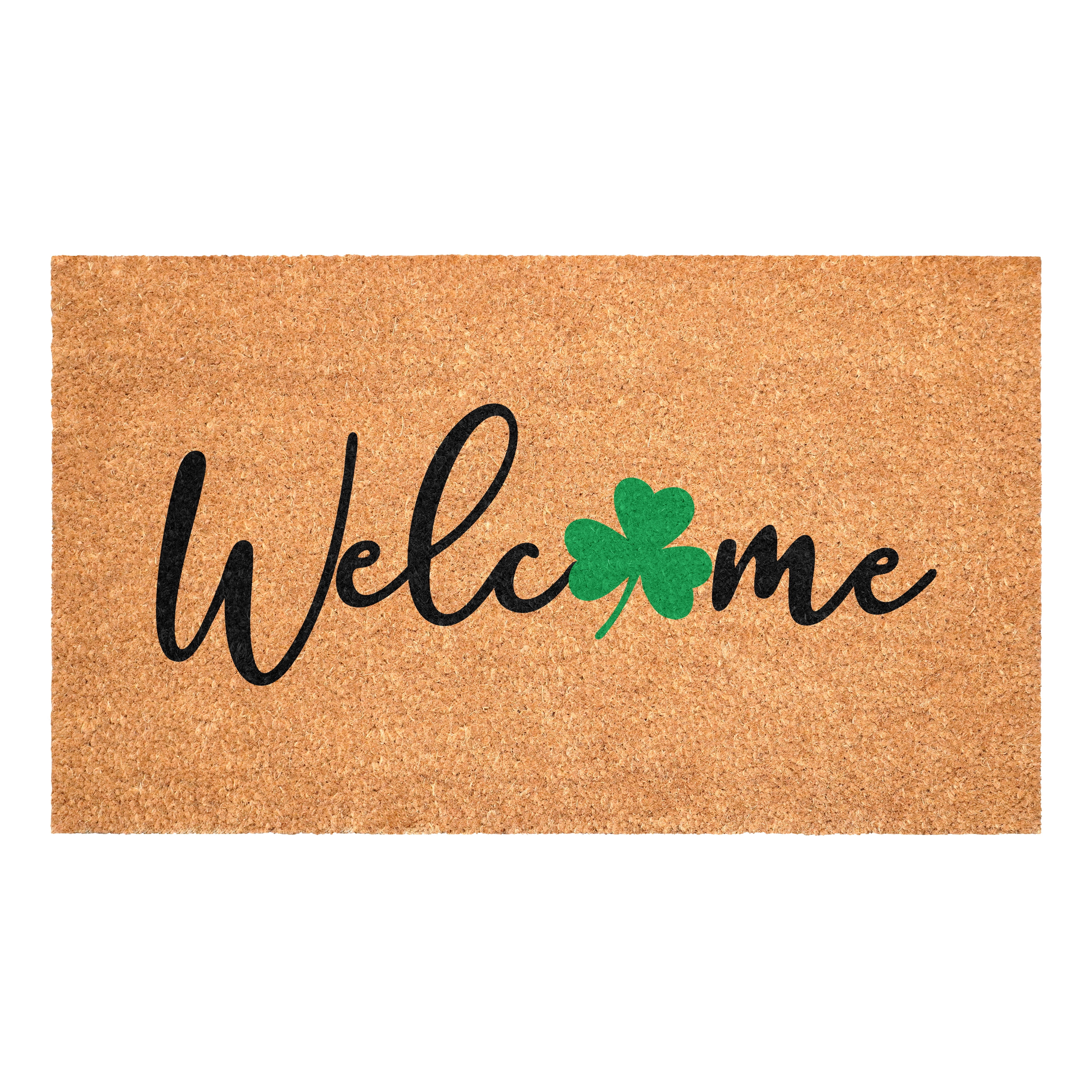 Calloway Mills 117411729 Shamrock Welcome Doormat 17" x 29"