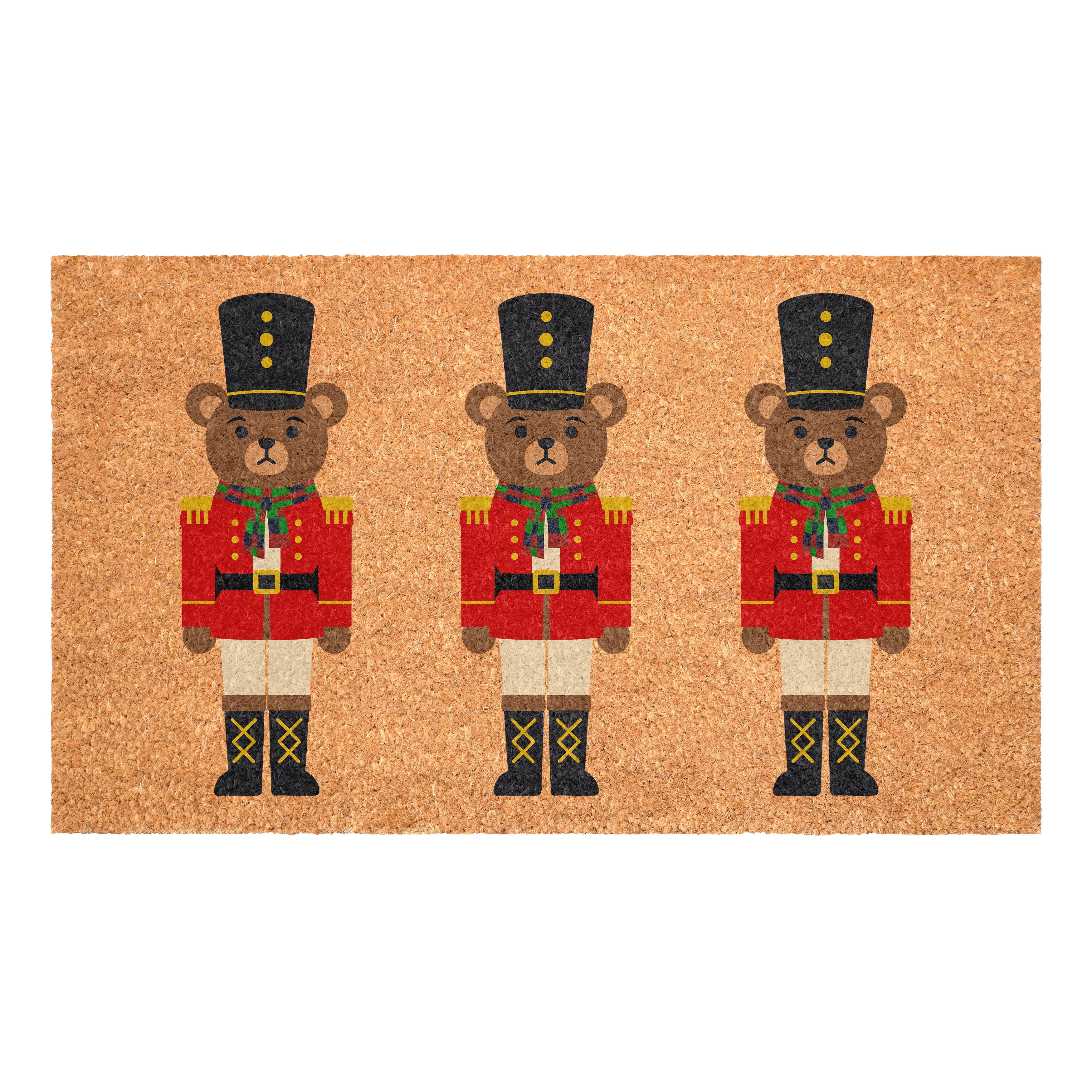 Calloway Mills 117471729 Christmas Bear Doormat 17" x 29"