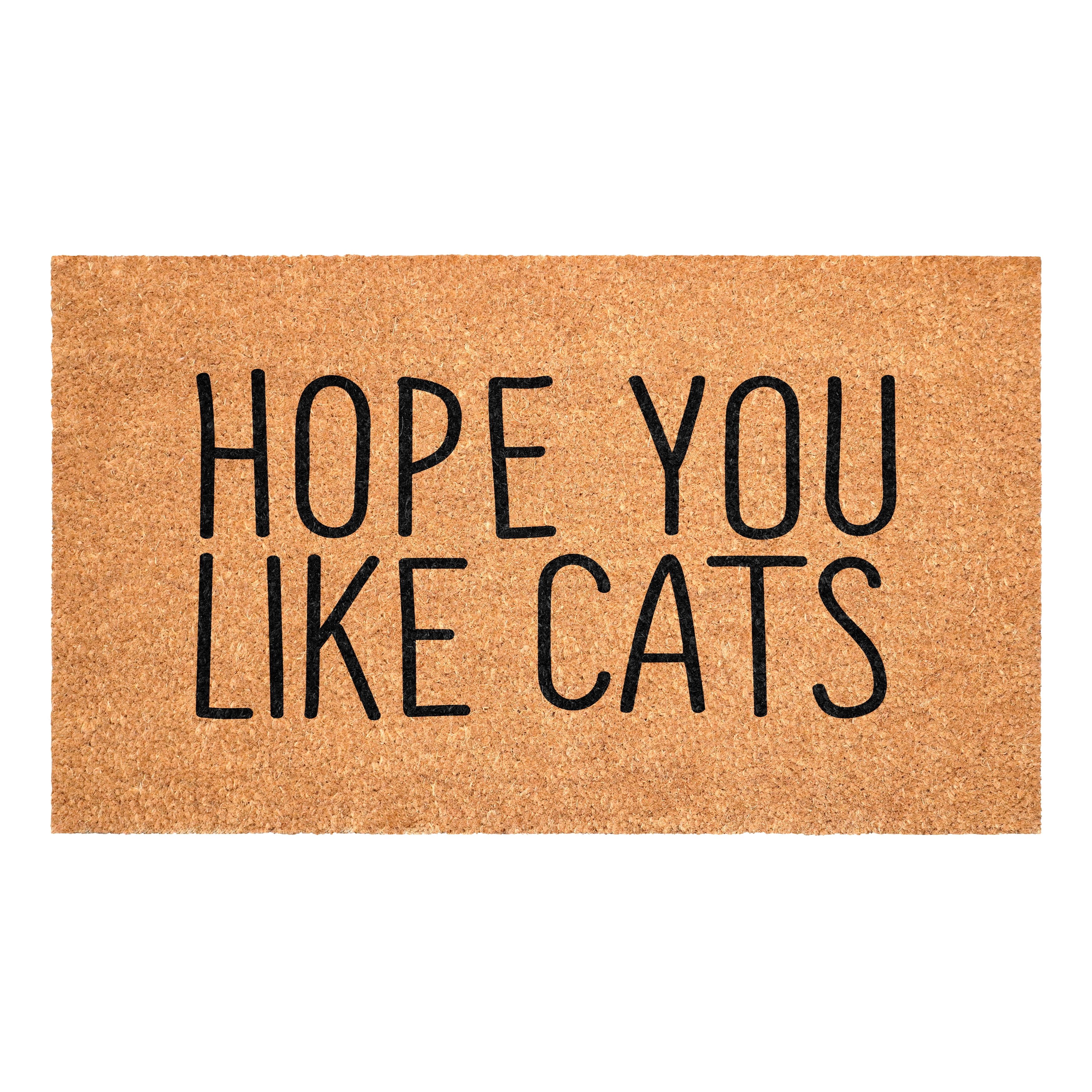 Calloway Mills 117872436 Hope You Like Cats Doormat, 24" x 36"