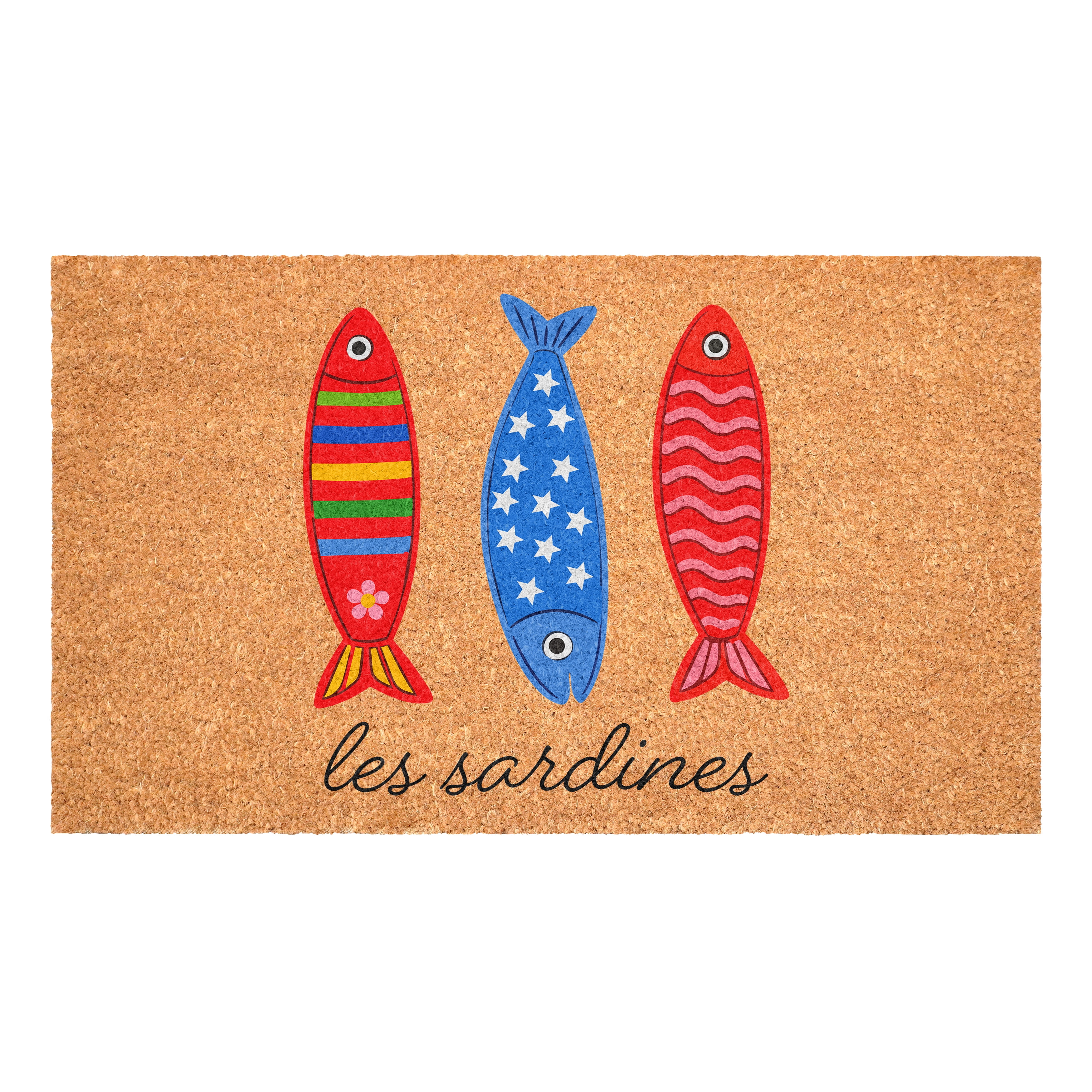 Calloway Mills 117901729 Les Sardines Doormat, 17" x 29"