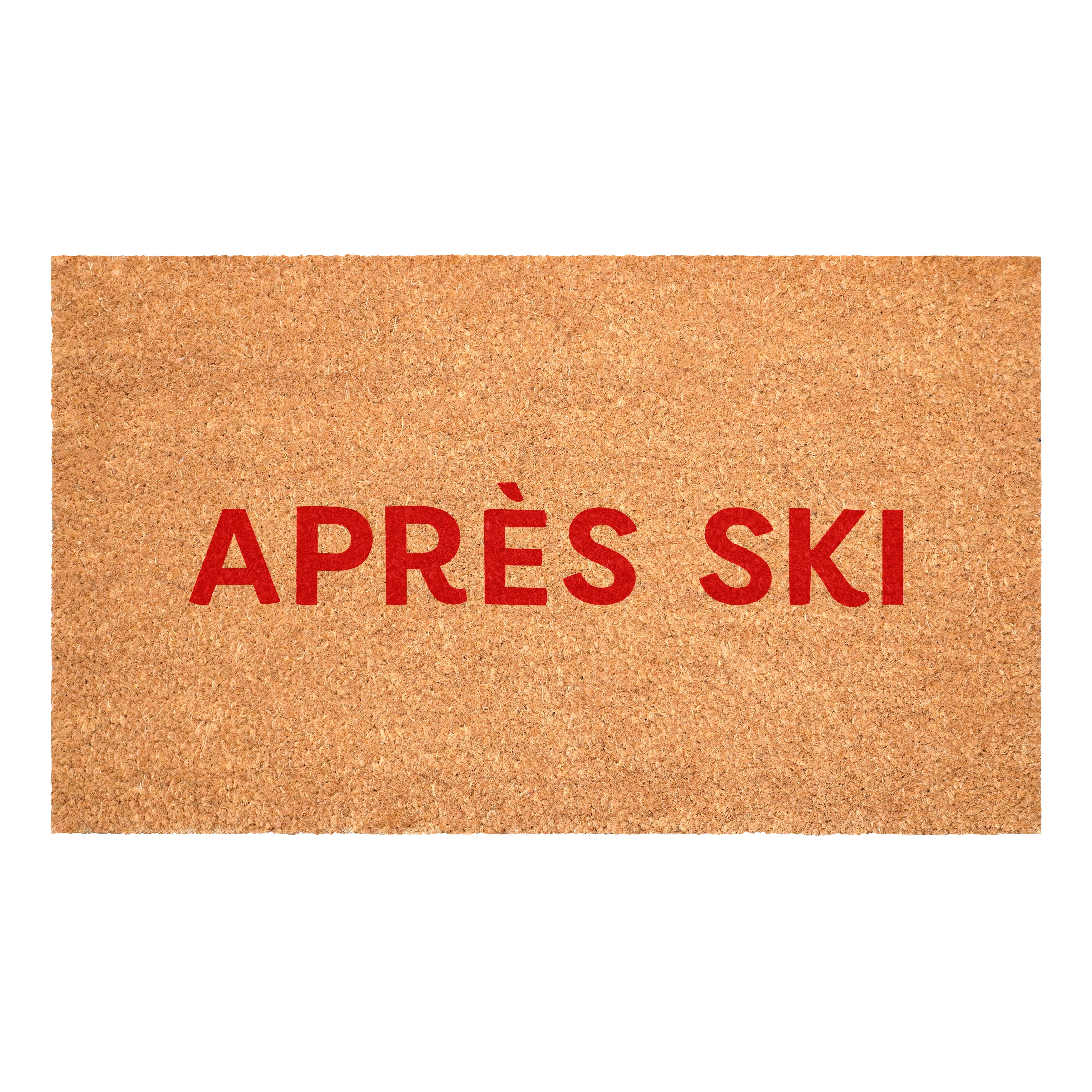 Calloway Mills 117932436 Apres Ski Red Doormat, 24" x 36"
