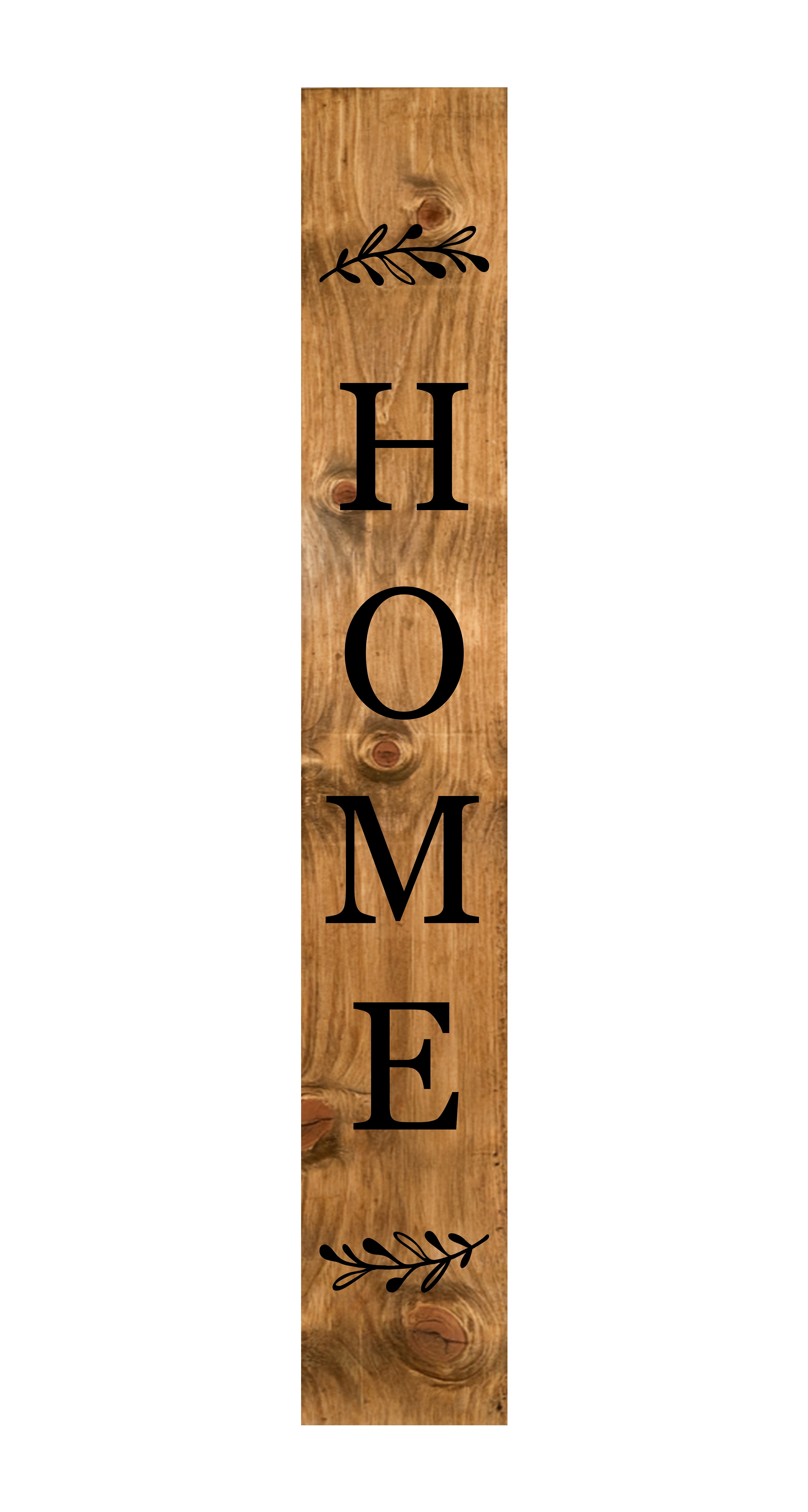 Calloway Mills 118115907 Welcome to our Home Black Porch Leaner, 59" x 7.25"