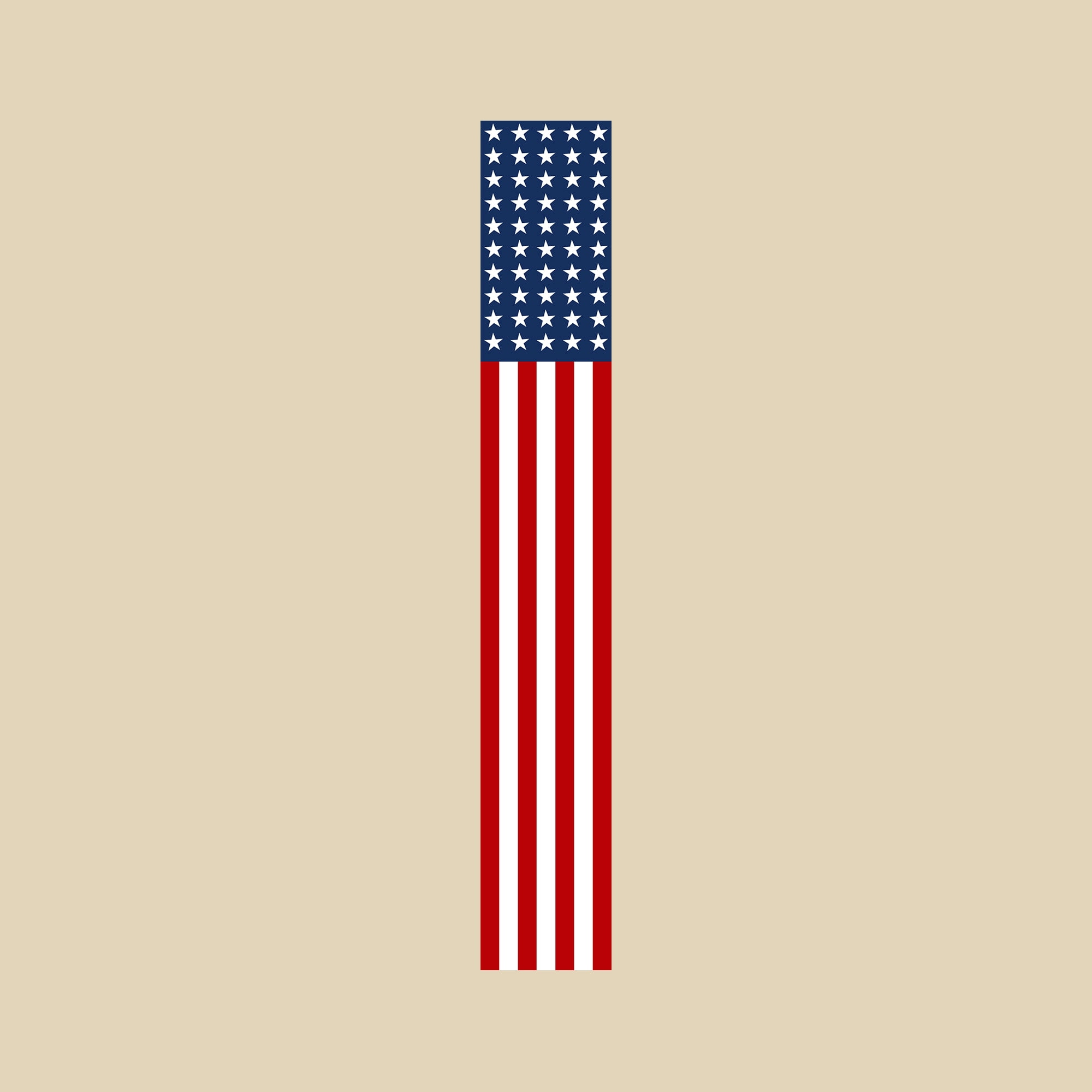 Calloway Mills 118854707 American Flag Porch leaner, 47" x 07"