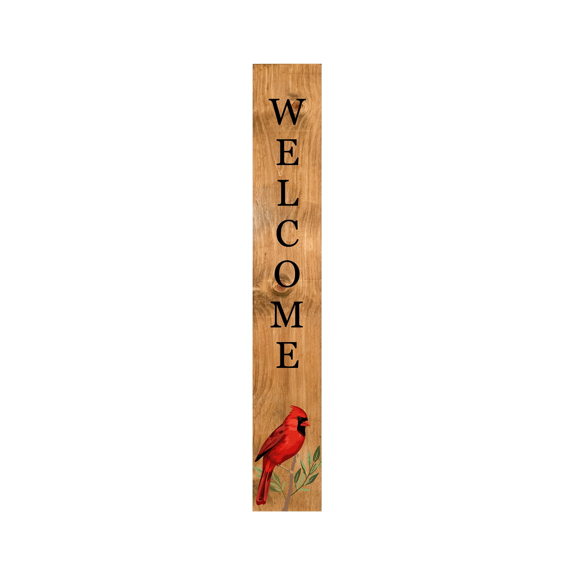 Calloway Mills 119165907 Cardinal Welcome Porch leaner, 59" x 07"