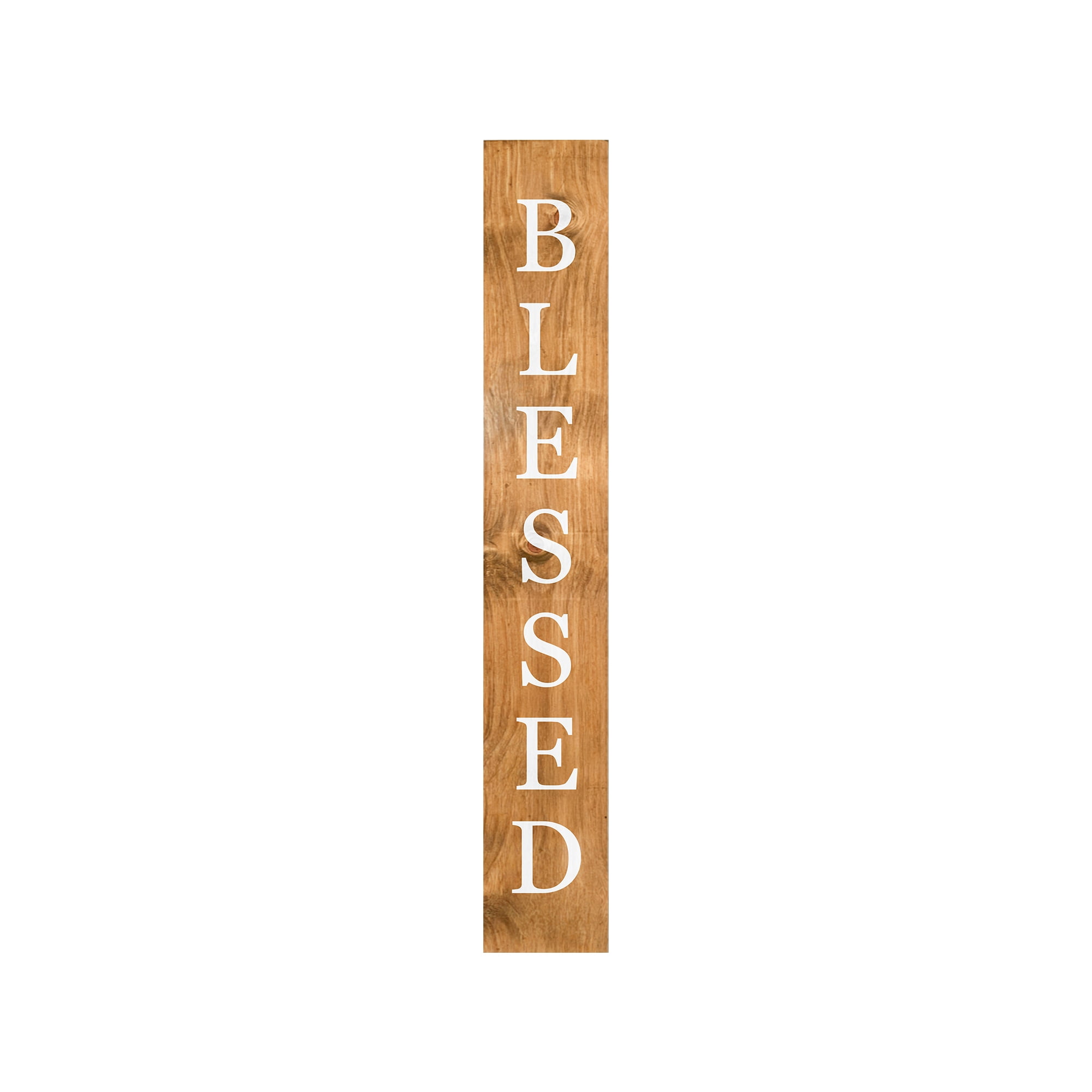 Calloway Mills 119255907 White Blessed Porch Leaner, 59" x 07"