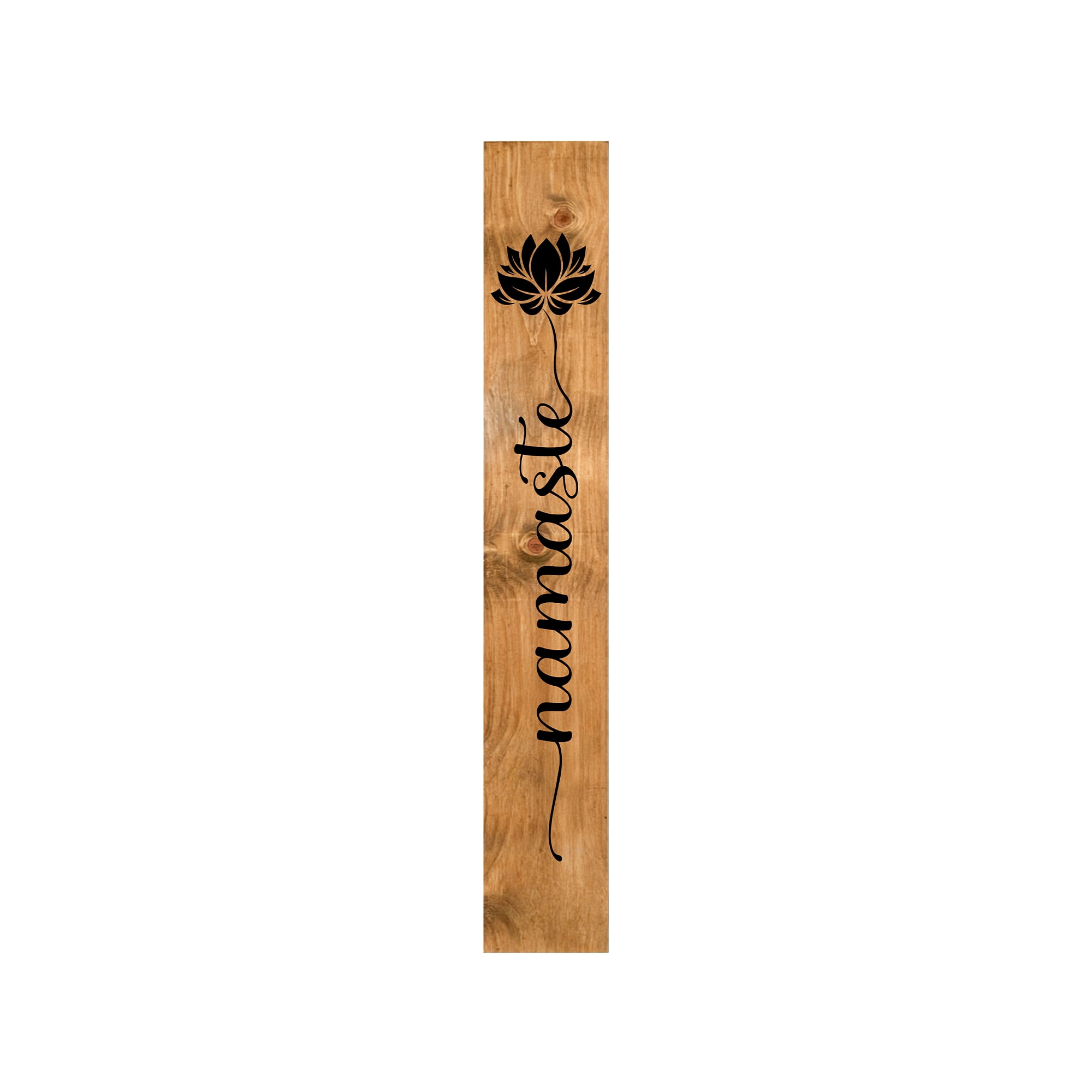 Calloway Mills 119434707 Lotus Blossom Namaste Porch Leaner, 47" x 07"