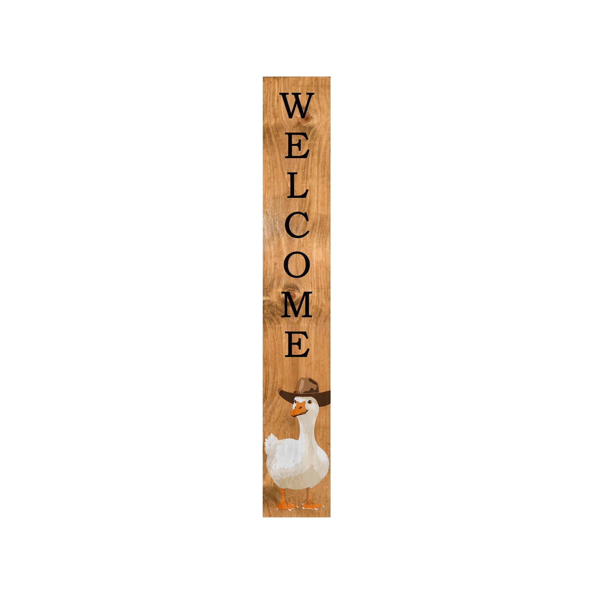 Calloway Mills 119495907 Gentleman Duck Welcome Porch Leaner, 59" x 07"