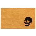 thumbnail image 1 of Calloway Mills 153592448 Black Skull Doormat, 24 x 48 in., 1 of 6