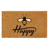 Calloway Mills 101231729 17 x 29 in Bee Happy Rectangular Doormat