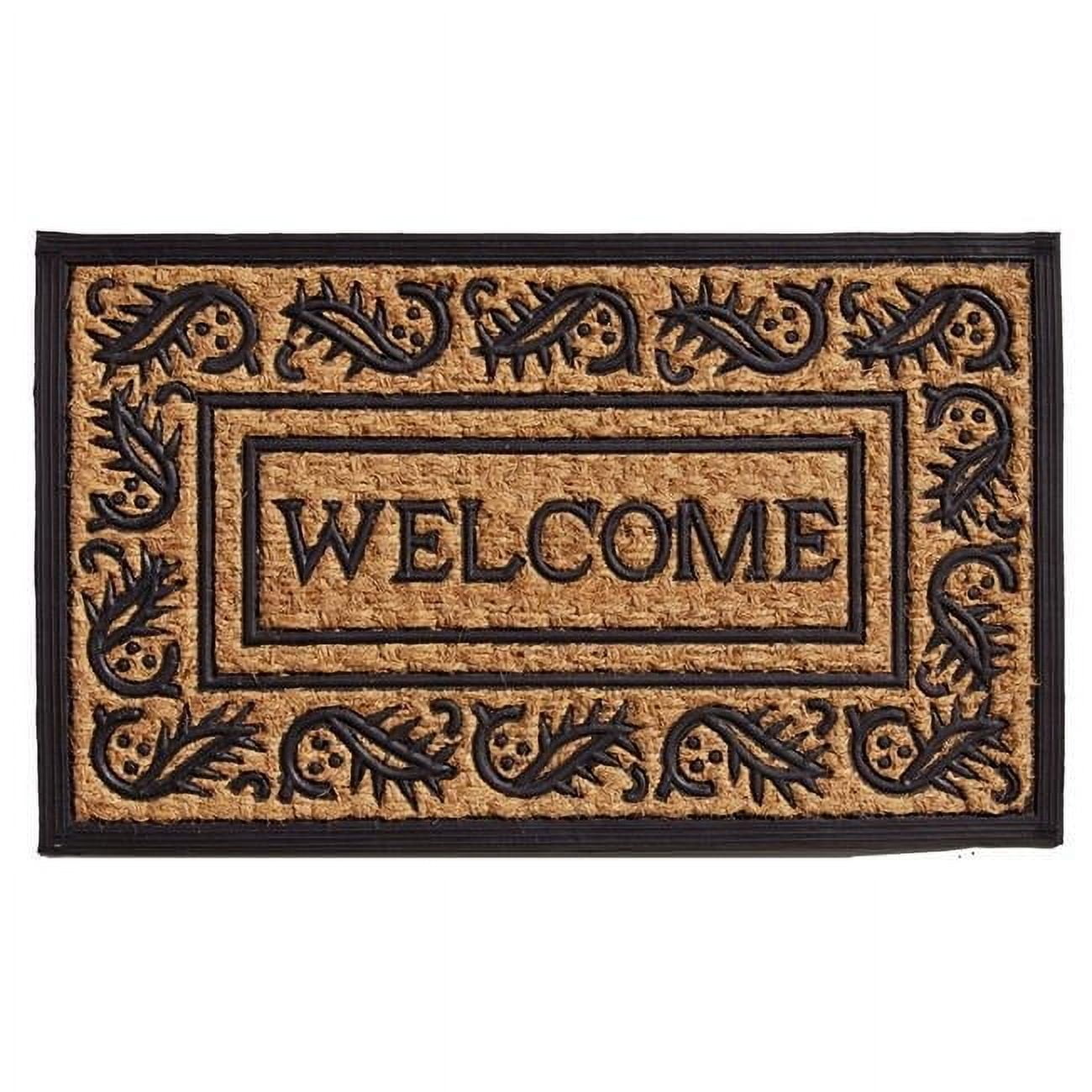 Calloway Mills Oscar Weave Rubber Doormat - 18" X 30" Heavy-Duty Outdoor Welcome Mat