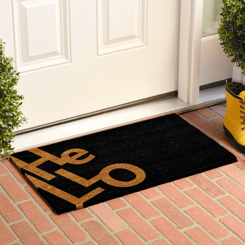 Calloway Mills Angle Hello Doormat