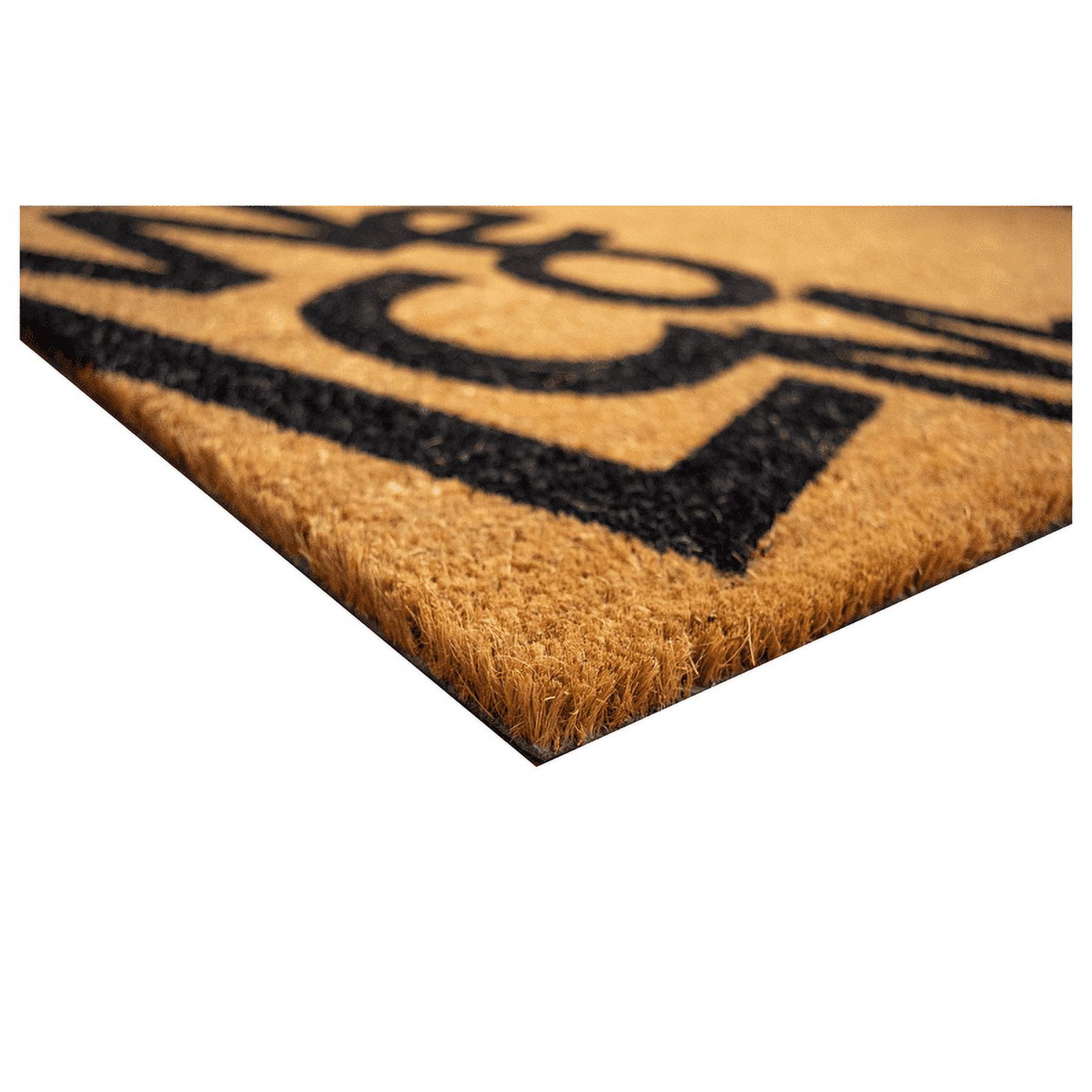 Calloway Mills Angle Welcome Black/Natural Outdoor Doormat 30" x 48"