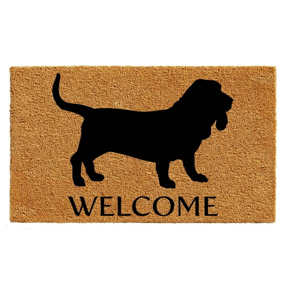 Calloway Mills Basset Hound Outdoor Doormat 17" x 29"
