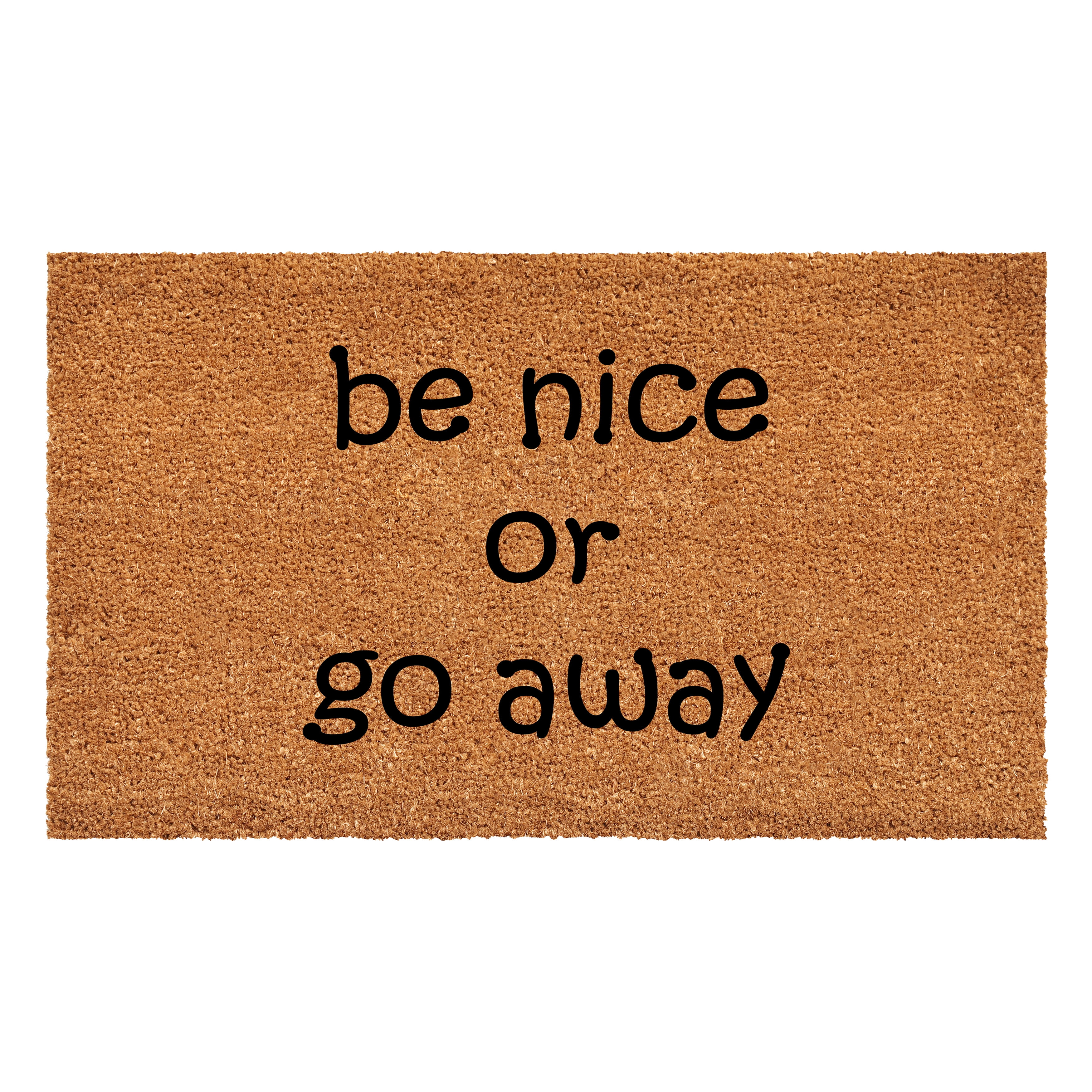 Calloway Mills 108302436 Be Nice or Go Away Doormat, 24 x 36 in.