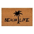 thumbnail image 1 of Calloway Mills 108522436 Beach Life Palm Tree Doormat, 24 x 36 in., 1 of 2