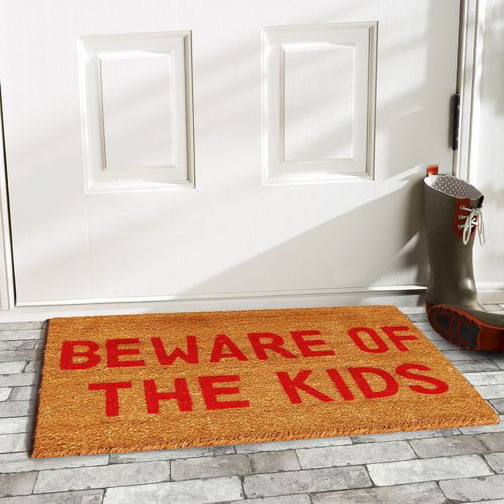 Calloway Mills Beware of the Kids Outdoor Doormat