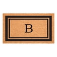 thumbnail image 1 of Calloway Mills Black Border 36" x 72" Monogram Doormat (Letter B), 1 of 6