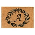 thumbnail image 1 of Calloway Mills Black Rose Outdoor Doormat 24" x 36" x 1.5" (Letter A), 1 of 1