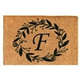 thumbnail image 1 of Calloway Mills Black Rose Outdoor Doormat 24" x 36" x 1.5" (Letter F), 1 of 1