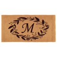 thumbnail image 1 of Calloway Mills Black Rose Outdoor Doormat 3' x 6' x 1.5" (Letter M), 1 of 1