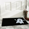 thumbnail image 1 of Calloway Mills Black/White Ghost Outdoor Doormat 24" x 36", 1 of 4