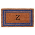 thumbnail image 1 of Calloway Mills Blue Border 24" x 36" Monogram Outdoor Doormat (Letter Z), 1 of 1