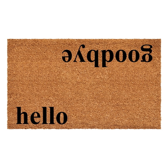 Calloway Mills Bookman Hello Goodbye Doormat 24" x 48"